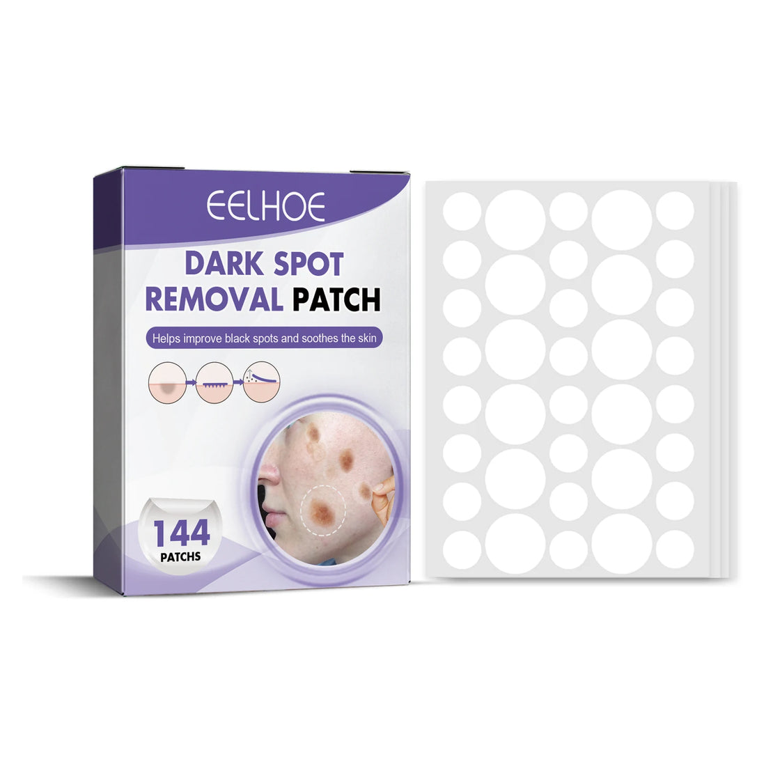 Spot-Removing Patches - For Lightening Facial Dark Spots, Chloasma, Pigmentation And Melanin; Moisturizing Skin. Spot Patches