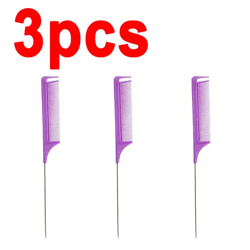 New Rat Tail Comb Salon Hairdressing Hair Styling Portable Comb Hair Brush Barber Accessories SZI11