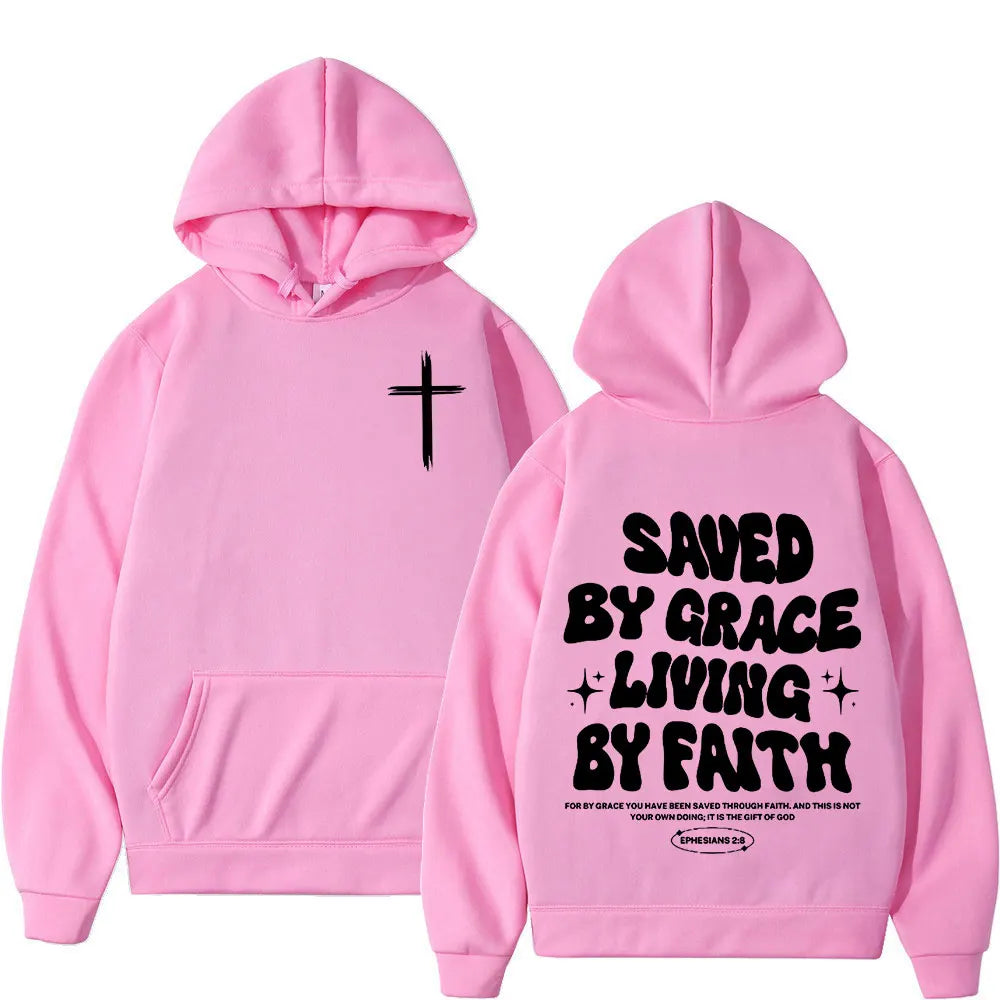 Christian Jesus Bible Verse Hoodies Men Women Clothing Fashion Harajuku Vintage Hooded Sweatshirts Casual Hip Hop Tracksuit Y2K