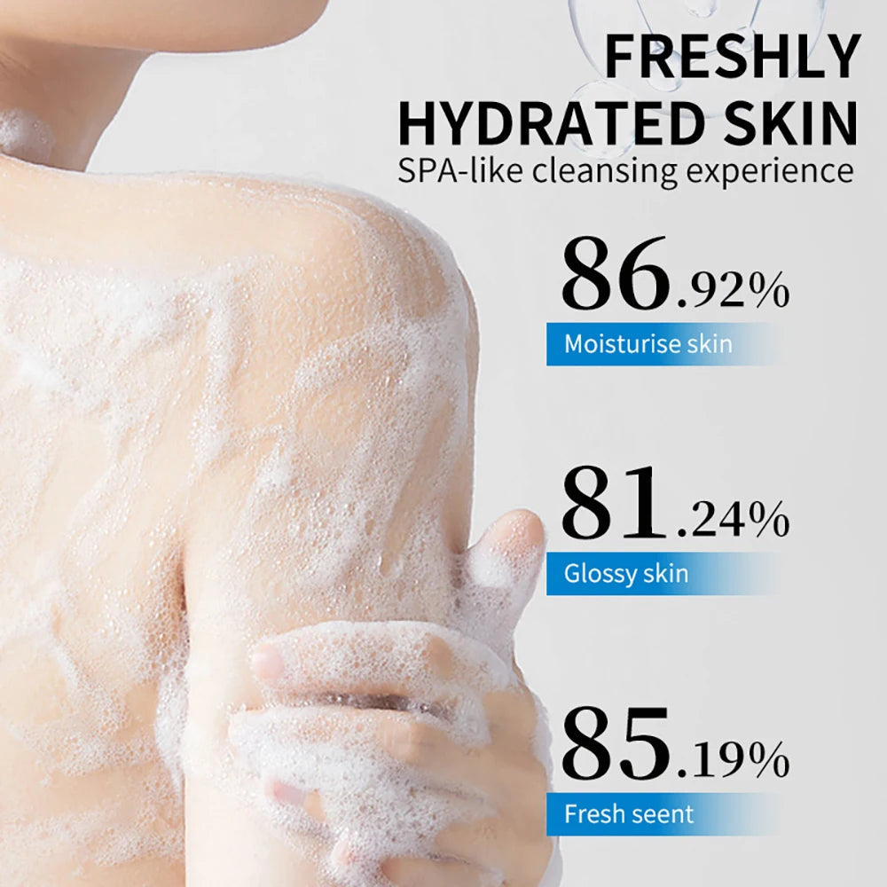 1000ml Kojic Acid Shower Gel Deep Cleansing Brighten Skin Body Wash Skin Whitening Exfoliator Body Care Moisturizing Skincare Halalzen