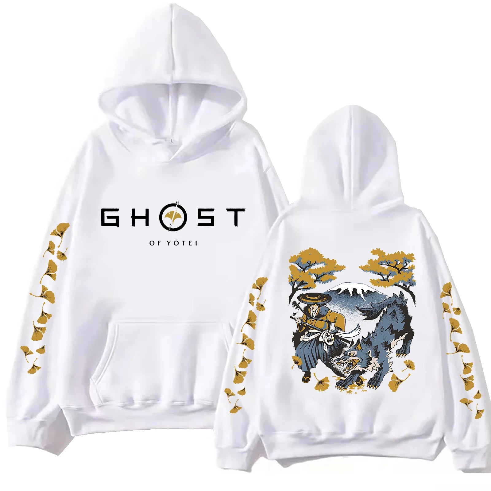 Ghost of Yotei 2025 Hoodie Men Women Harajuku Game Merch Pullover Tops Sweatshirt Gift