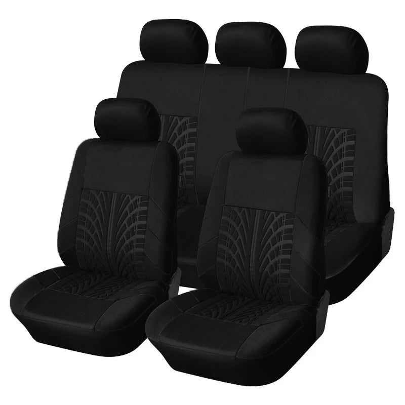 Brand Embroidery Car Seat Covers Set Car Organizer Universal