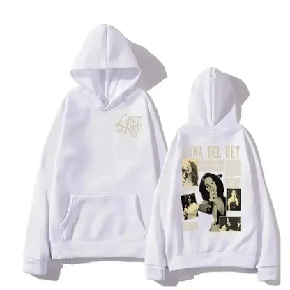 Casual Lana Del Rey Singer Hoodies for Men and Women Harajuku Fashion Long Sleeve Sweatshirt Moleton Graphic Print Streetwear