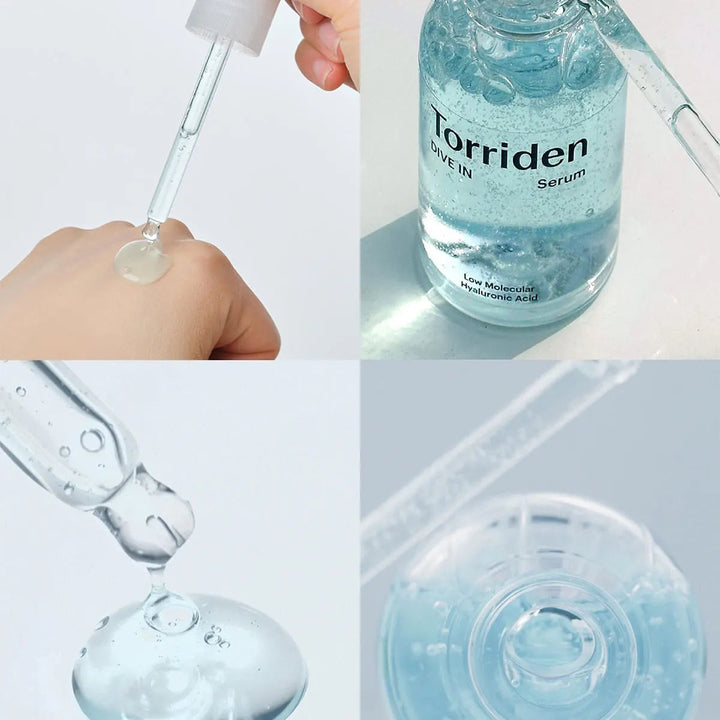 Torriden DIVE-IN Low-Molecular Hyaluronic Acid Serum 50ml,Featherlight,Moisture Retention Aid,Korean Skincare,Korean Makeup Halalzen