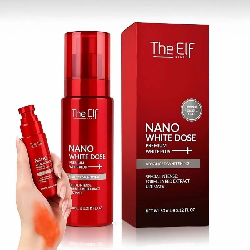 The Elf Nano White Dose truyen trang mo tham Brightening Serum educes Dullness & Improves Texture Even Skin Tone, Hydrate & Glow Halalzen