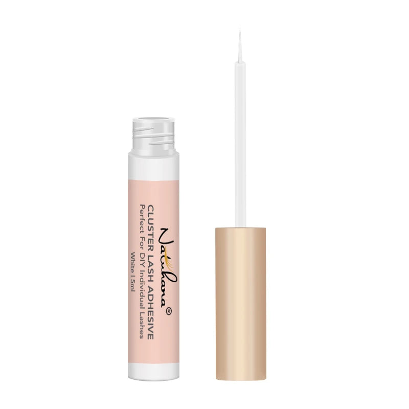 NATUHANA 5ml 1 Second Fast Drying Strong False Eye Lash Extension Glue Adhesive Retention 5-7 Weeks Low Smell Mink Eyelash Glue