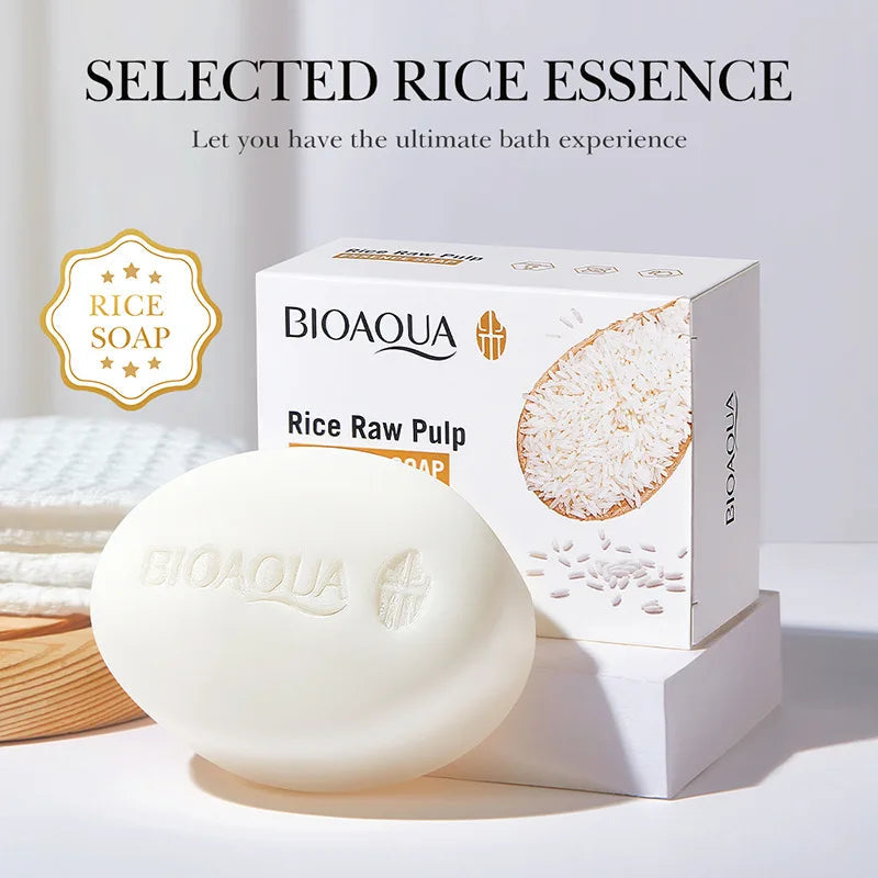 Rice Soap Kojie Handmade Body Cleansing Gift Sunscreen Stick Care Foot Shampoo Whitening Lightening Sheets Foam Soaps Hands Fast Halalzen
