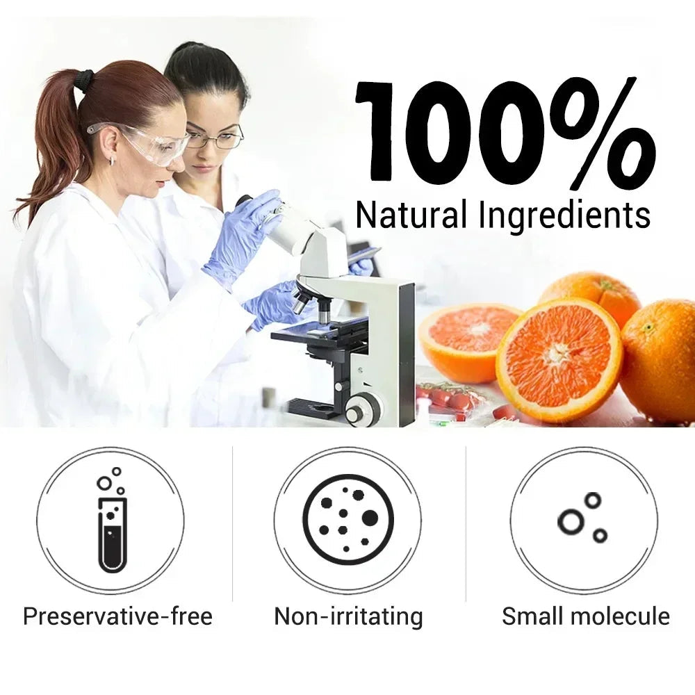 Vitamin C Wrinkle Remover Face Serum Lifting Firming Fade Fine Lines Anti-aging Essence Whitening Brighten Nourish Skin Care Halalzen