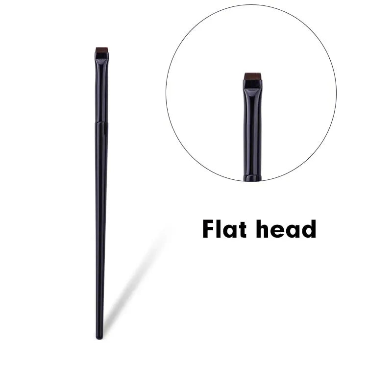 1/2pcs Blade Makeup Brushes Eyebrow Eyeline Brush Angled Flat Finer Cosmetic Brush Professional Liner Brow Make Up Tool Halalzen