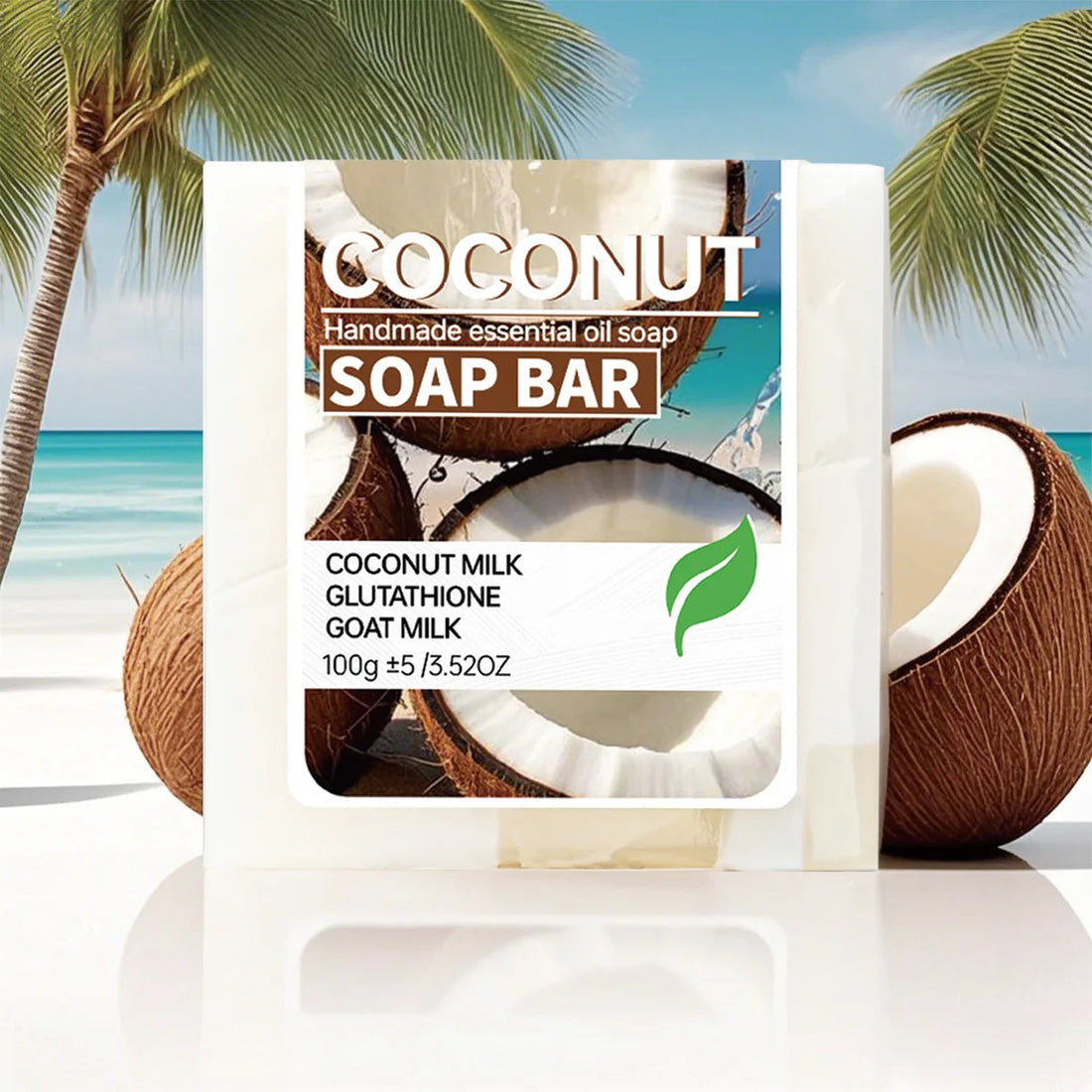 Coconut milk moisturizing soap, glutathione brightening cleansing soap, goat milk nourishing cleansing soap, bath soap, portable Halalzen