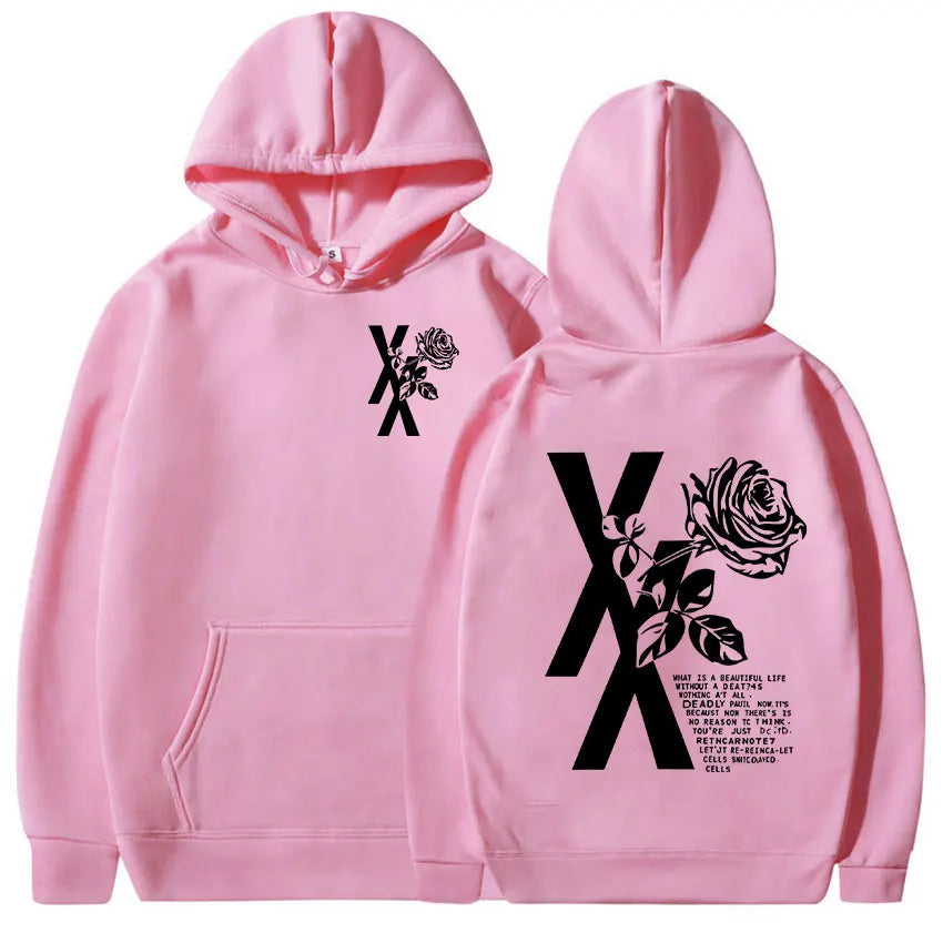 Rapper Mgk Lost Tour 2025 Print Hoodie Men Women Casual Autumn/Winter Fashion Sweatshirt Fleece Clothing Oversized Retro Hooded