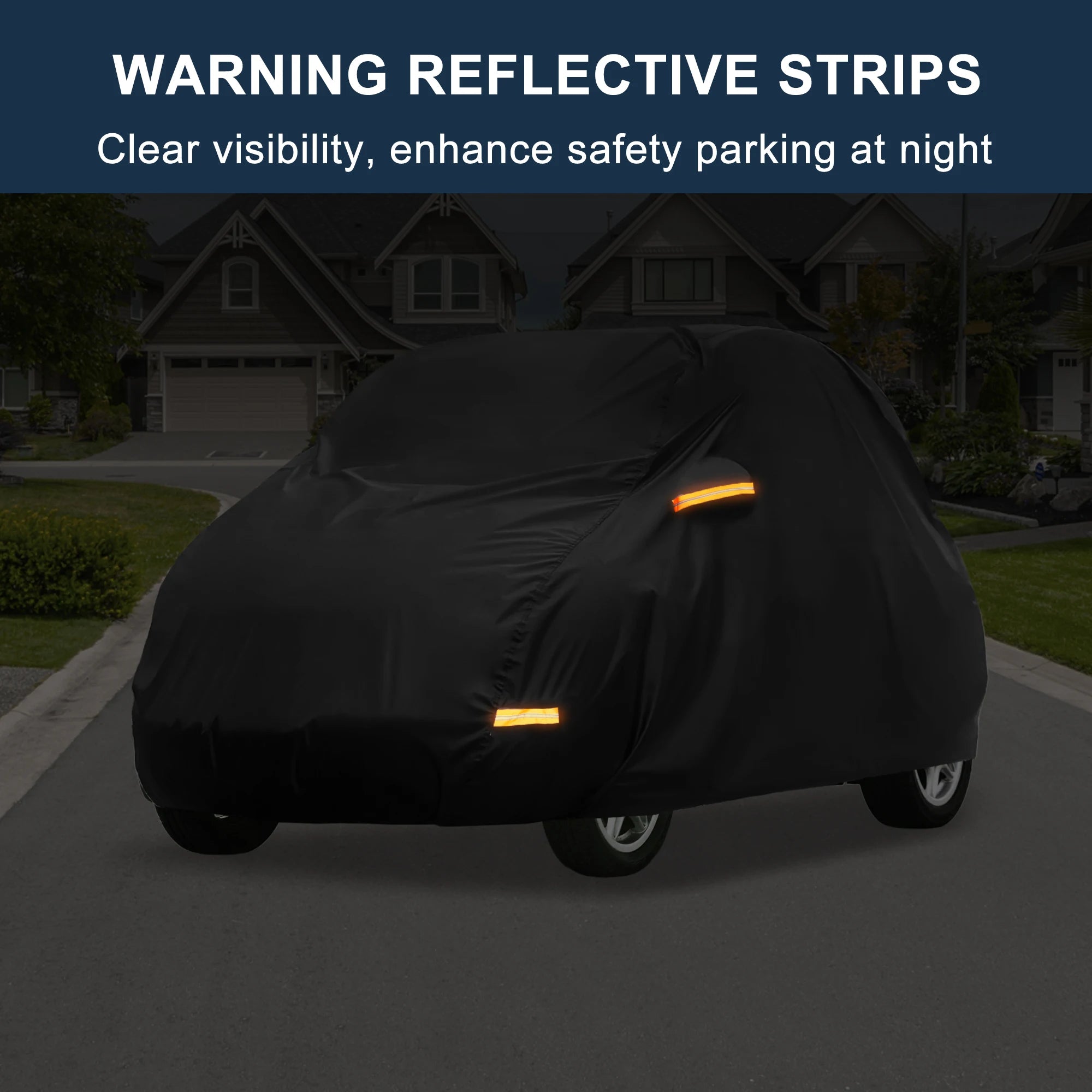 Car Cover for Smart Fortwo 2007-2022 Aluminum Film Outdoor Waterproof Sun Rain Snow Hail Protection with Driver Door Zipper