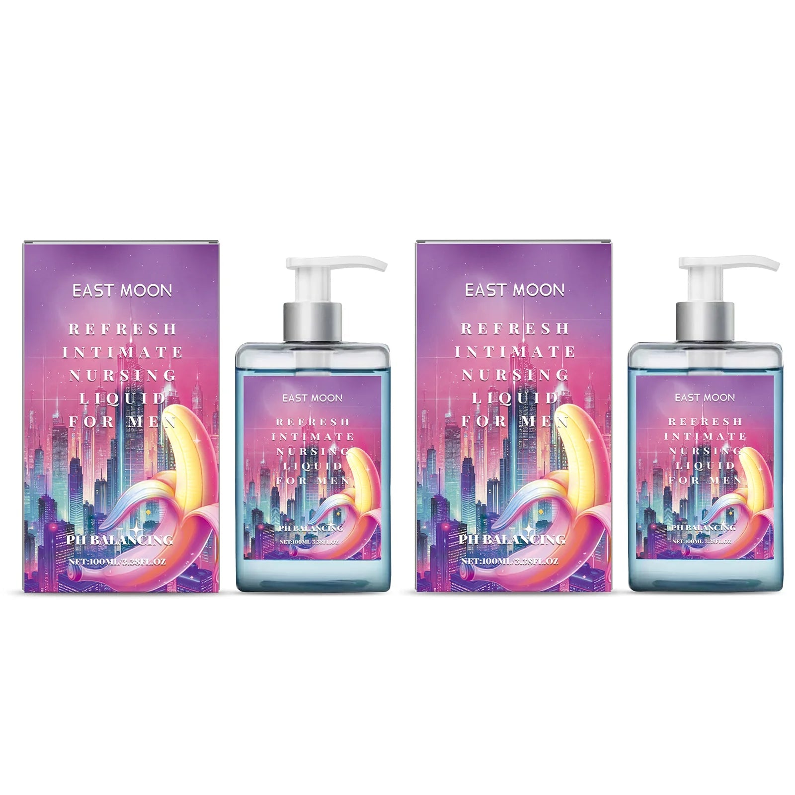East Moon Men's Grooming Shower Gel Body Odor Cleansing with Long-Lasting Fragrance Skin Care Moisturizing Shower Gel Halalzen