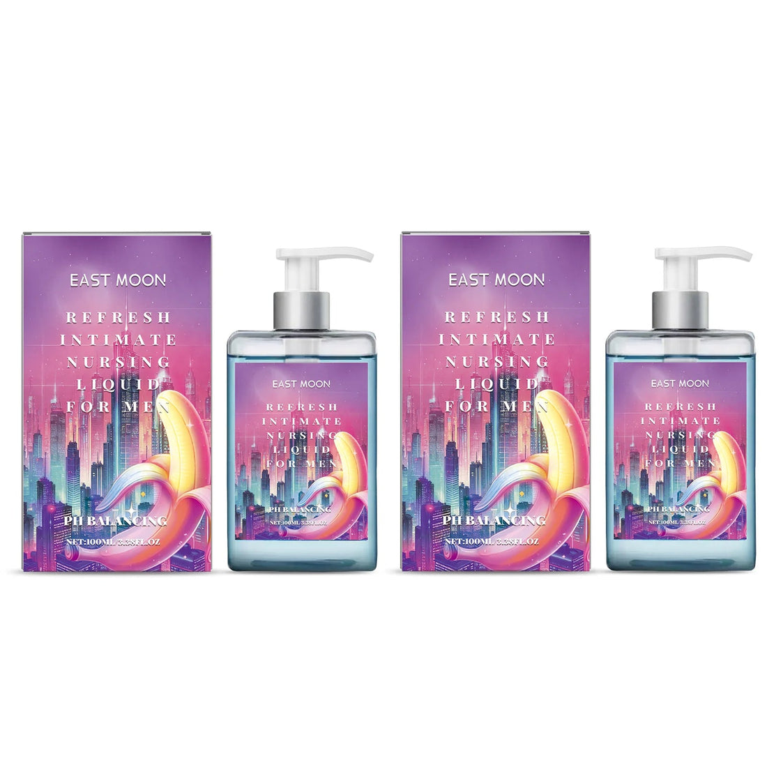 East Moon Men's Grooming Shower Gel Body Odor Cleansing with Long-Lasting Fragrance Skin Care Moisturizing Shower Gel Halalzen