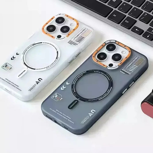 Matte Magnetic Phone Case For iPhone 16 15 13 12 14 Pro Max Magsafe Wireless Charge Frosted Back Metal Lens Frame Buttons Cover