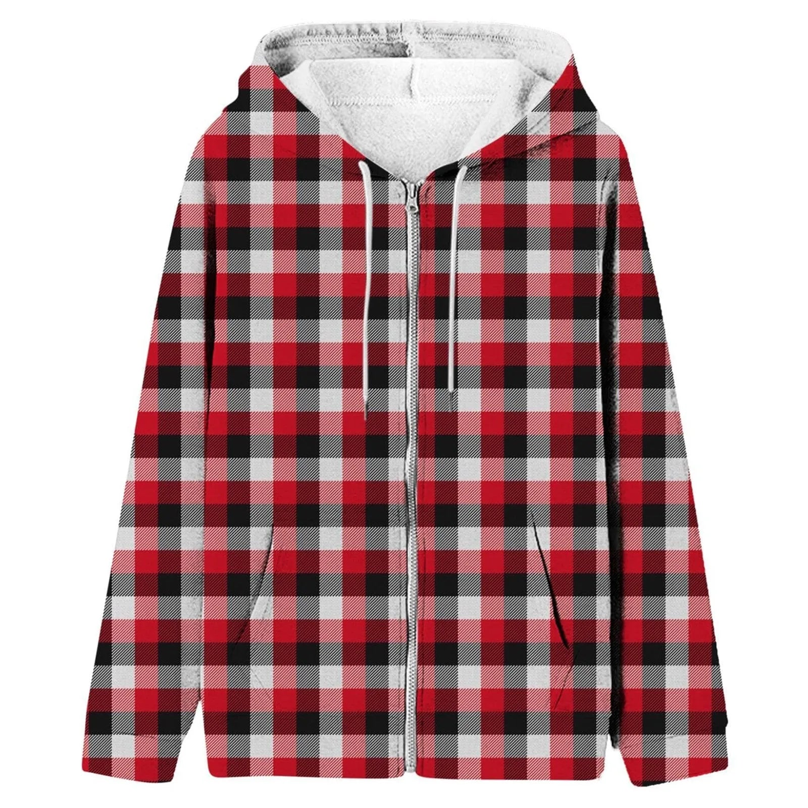 Hoodies For Teen Girls Trendy Womens Zip Up Hoodies Long Sleeve Oversized Sweatshirts Fleece Jacket Pockets 2025 Y2k Clothes