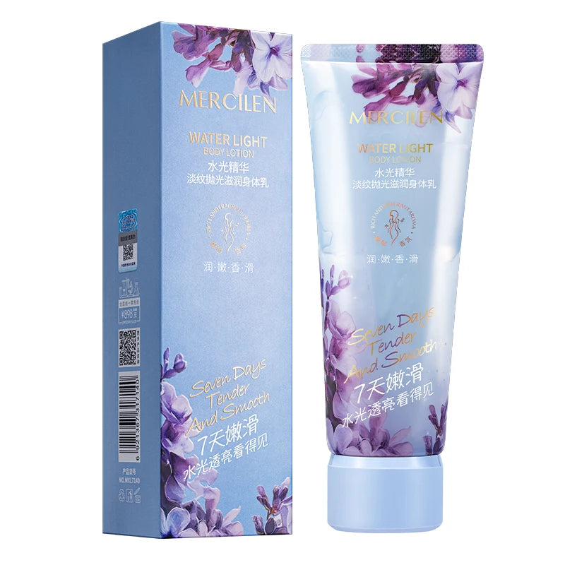 Mercilen Water Glow Essence Anti-Wrinkle Polishing Body Lotion, Deeply Moisturizes Dry Skin, Absorbs Quickly, Makes Skin Radiant and Charming, While Also Nourishing and Moisturizing, with a Fragrance, Suitable for All Skin Ty
