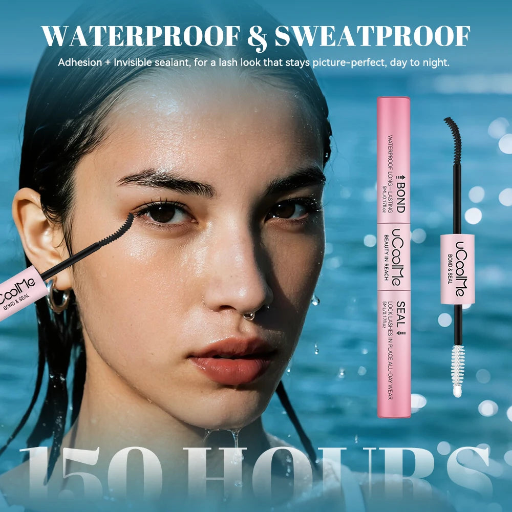 uCoolMe Upgrade Lash Bond and Seal Glue Remover Strong Hold 150 Hours Lashes Extension Waterproof and Long-lasting Makeup Tools