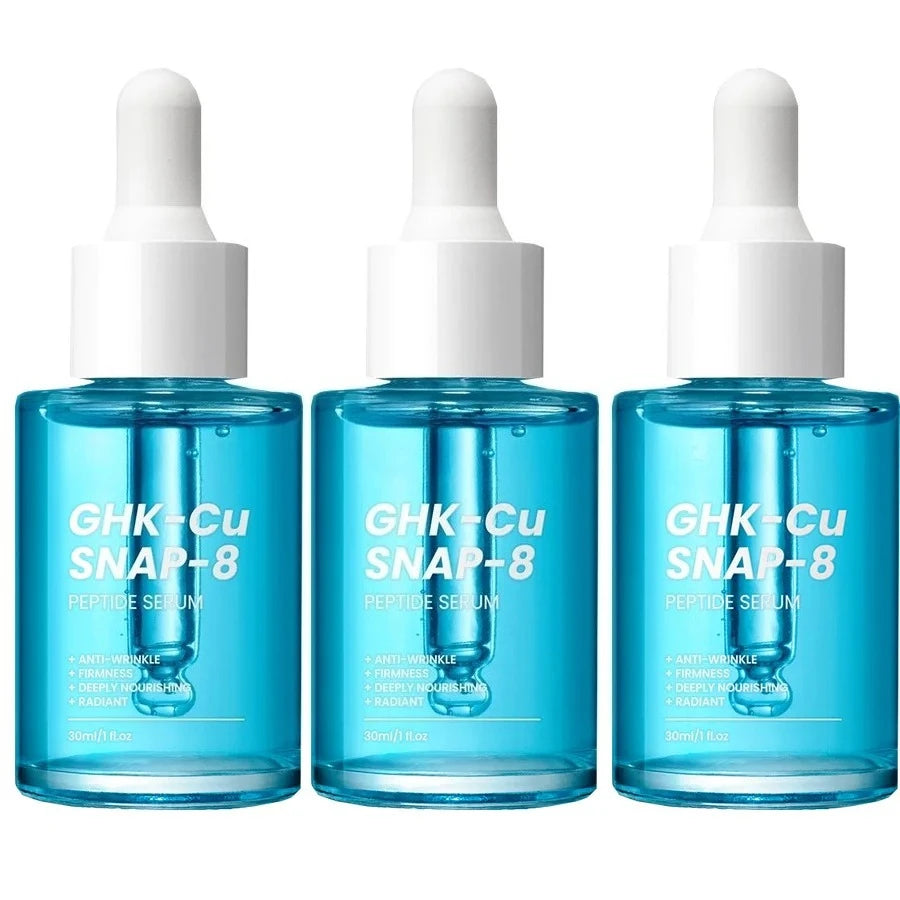 Premium GHK-Cu Copper Peptide SNAP-8 Anti-Aging Essence Fade Fine Lines Lifting Firming Hydration Boost Collagen All Skin Types