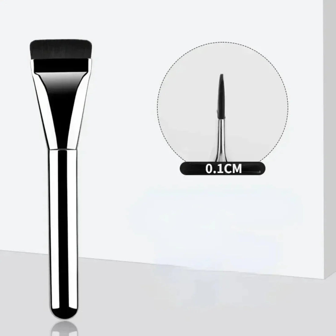 Ultra Thin Foundation Brush Lightweight and Thin Face Contour Brush Flat Contour Brush Blending Foundation Cream Makeup Brushes Halalzen