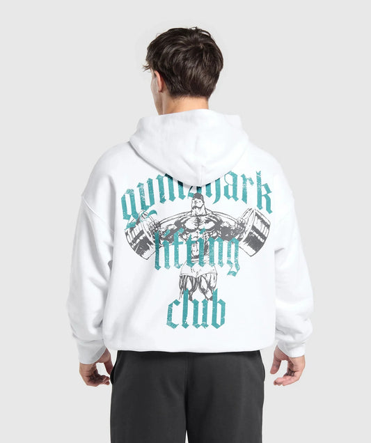 Autumn Winter New Arrivals Men's Cotton Fitness Hoodies Loose Warm Hoodie Gym Workout Sweatshirts Tops Men Fitness Pullover