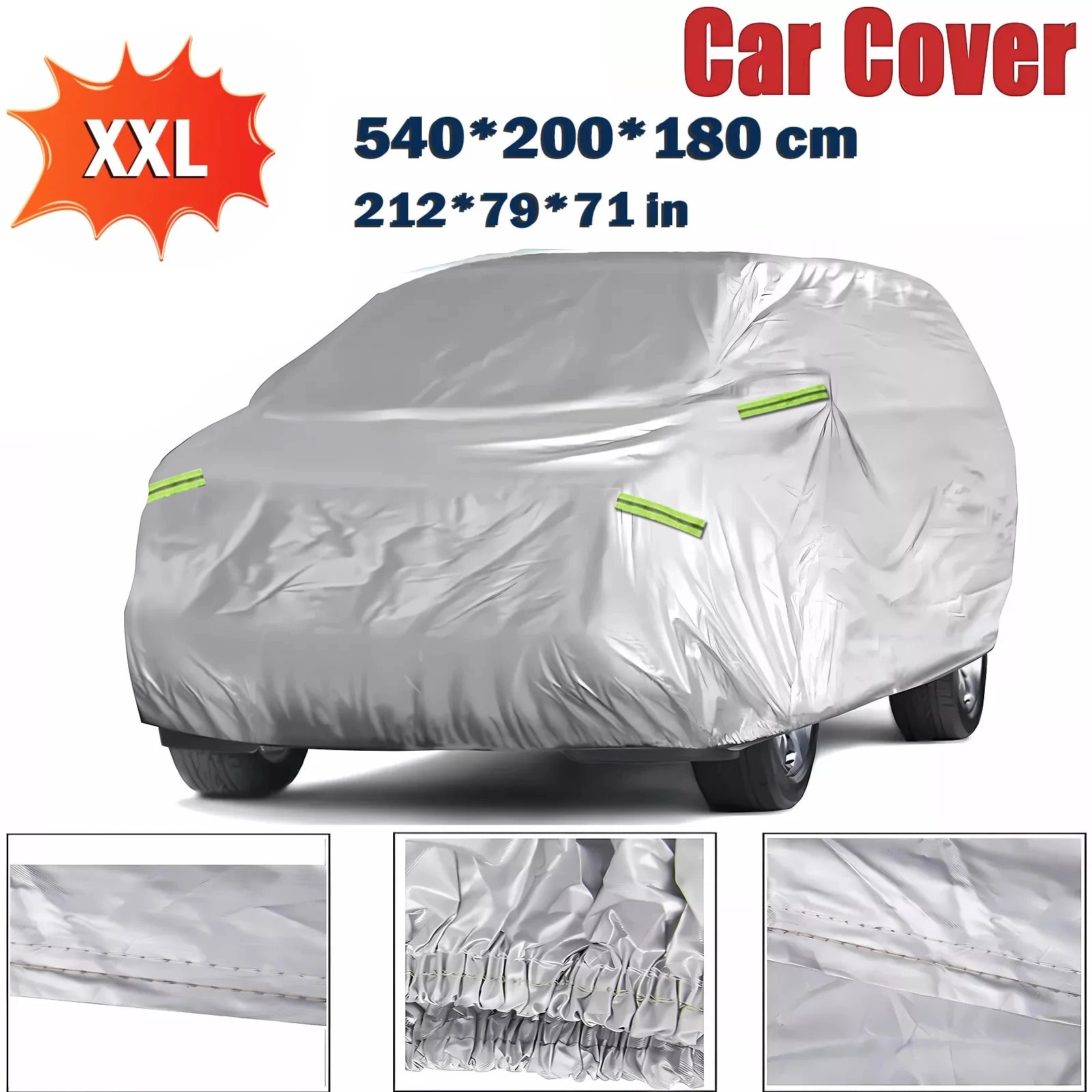 Full Car Cover Sun Dust Scratch Rain Snow UV 190T Waterproof Rainsun Dust Early Breathable Outdoor For SUV Cars