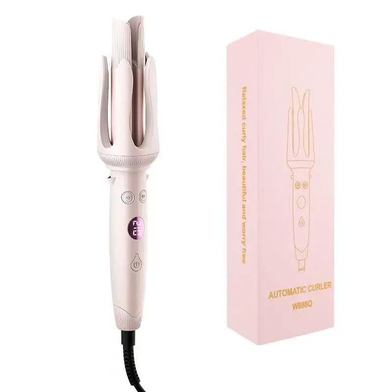 Advanced Hair Curling Iron New Hair Curler with LED Display Anti-Tangle & Auto-Off Protable Curling Wand for Home and Travel Use Halalzen