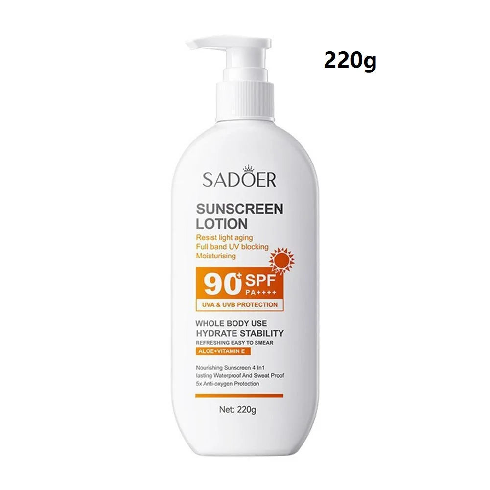 Facial Body Sunscreen SPF90+/SPF50+ Anti Sun UV Protector Solar Skin Protective Sunblock Oil-Control Moisturizing Sun Cream Halalzen