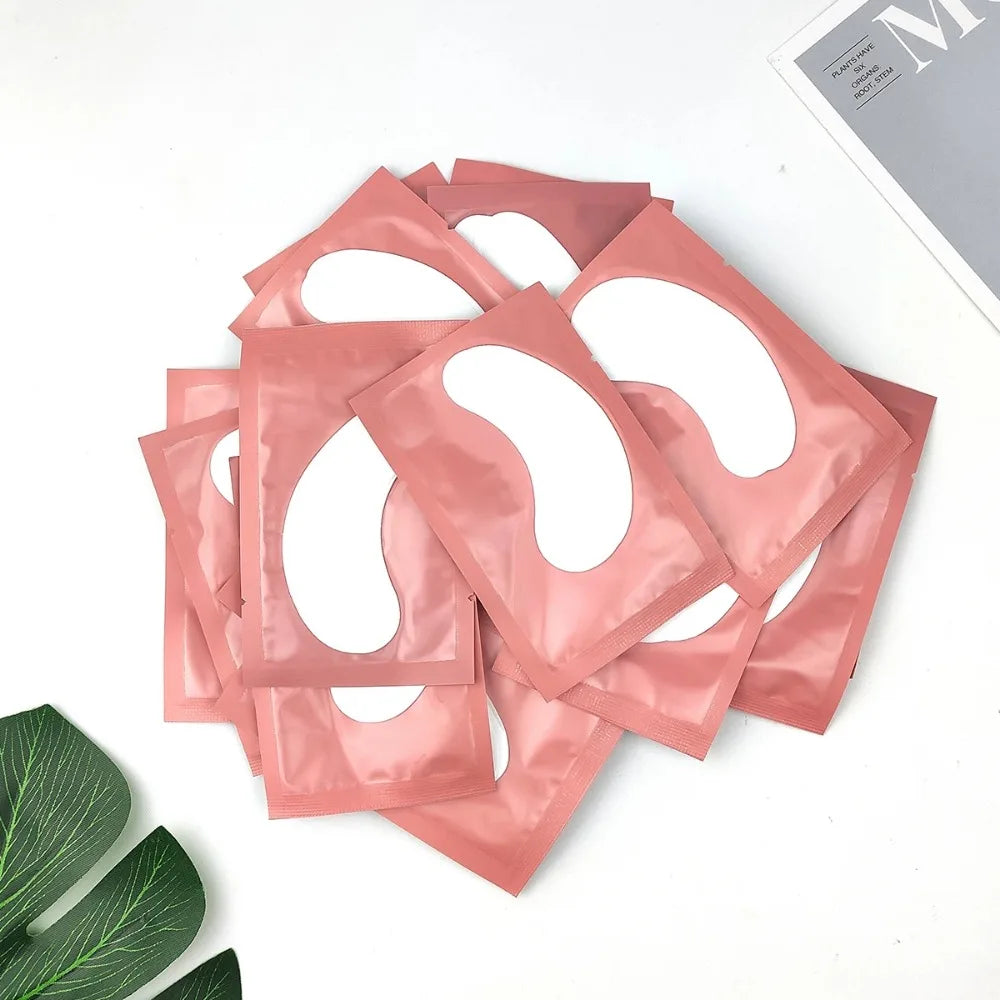 50/500/1000pcs Gel Patches for Eyelashes Building Eyelash Extension Under Eye Pads Lash Stickers Tools Wholesale LAUKISS