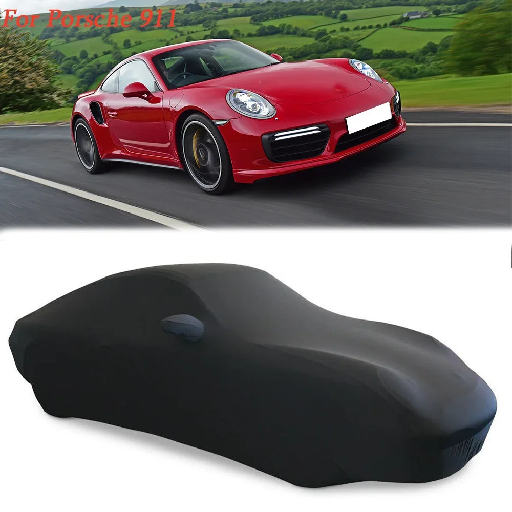 Full Car Indoor Cover Dust Scratch Proof Protection For Porsche 911/718/928/968/992/Boxster/Cayman/Carrera