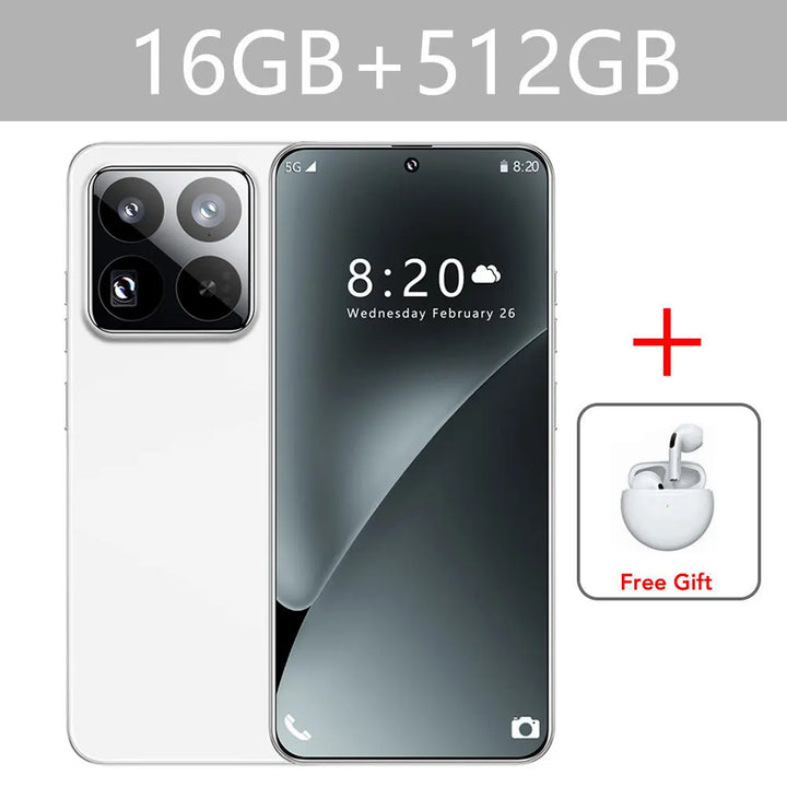 Case For 14T Pro Cheap Cellphones Original 7.0HD Global Version Mobile Cell Phones 4G 5G Dual SIM 5000mAh Android 13 Smartphone