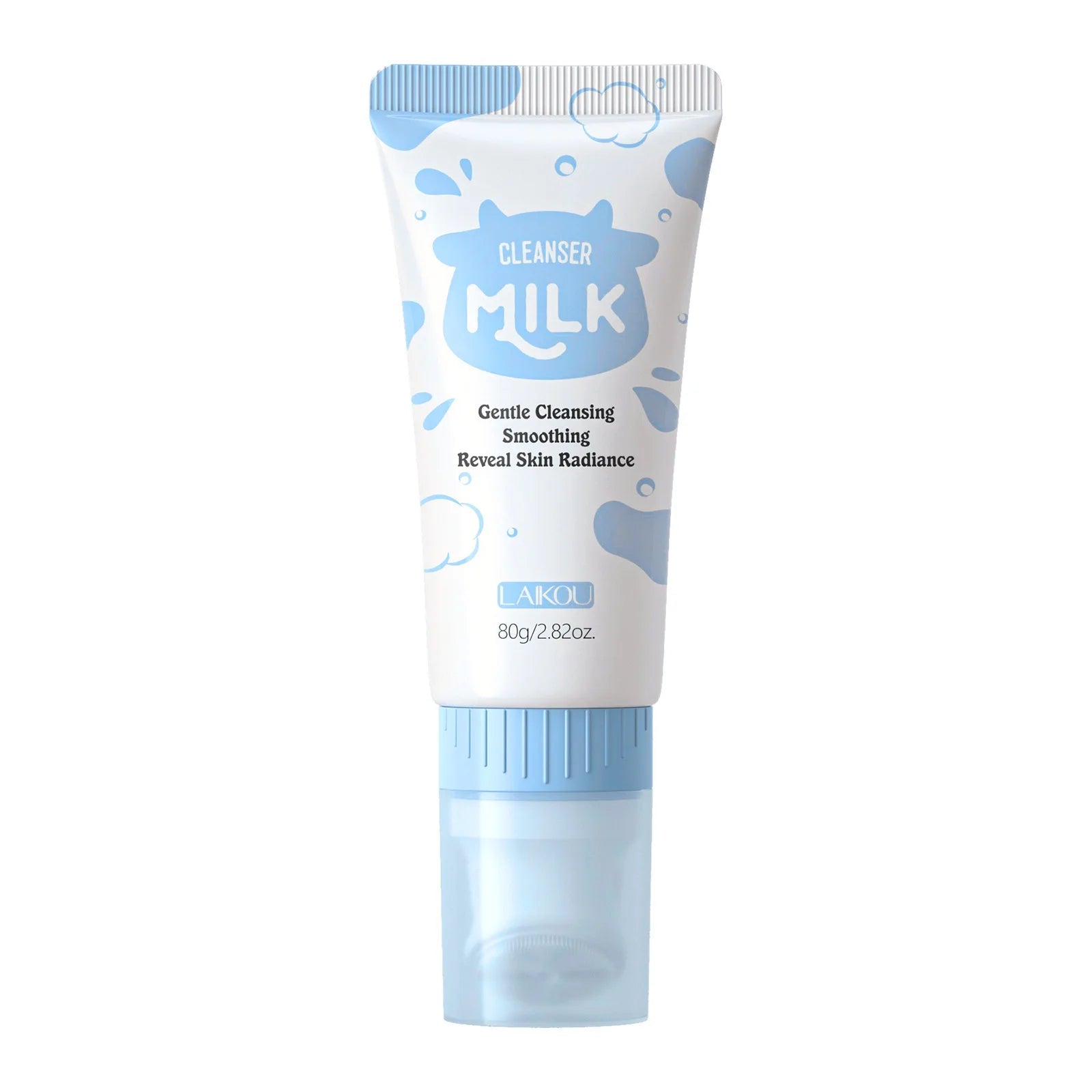 Laikou Milk Face Cleanser Facial Scrub Cleansing Wash Foam Mossee Acne Oil Control Blackhead Remover Shrink Pores Skin Care 80g Halalzen