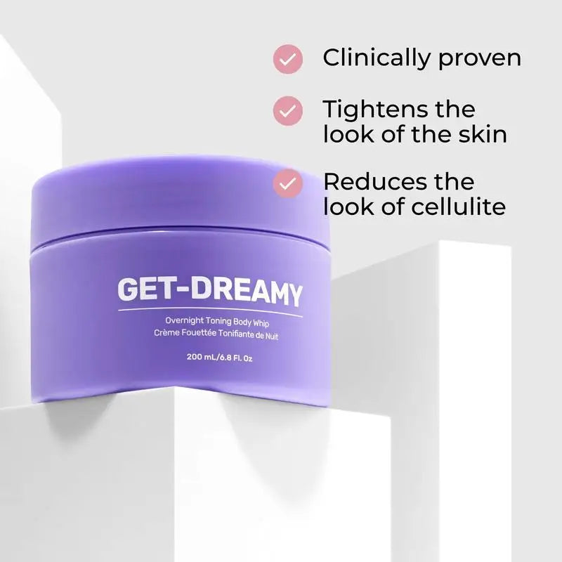 US Local KOEC Overnight Toning Body Cream, Moisturizing Firming Body Lotion, Full Body Skin Care, Dry Skin Hydration, Smooth Looking Skin Care, 100ml