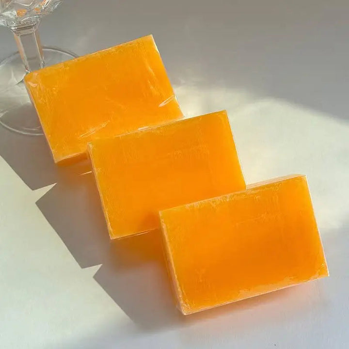 3pcs Ginger Soap Papaya Soap Lemon Soap, used for washing your face and bathing, suitable for all skin types, universal for men Halalzen
