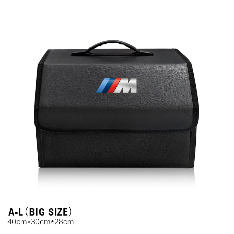 Car Trunk Storage Box High-capacity Leather Organizer Case For BMW E46 E90 E60 F30 F10 E39 E36 F20 G20 G30 E92 E87 E91 X5 E70 X3