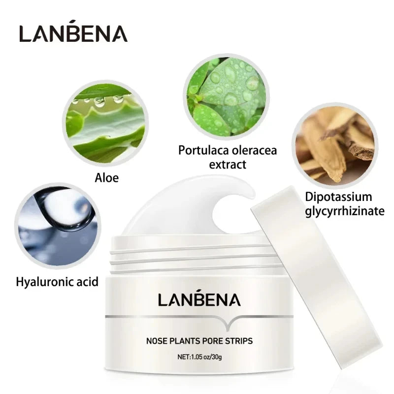 LANBENA Shrink Pore Essence 15ml Blackhead Nasal Black Mask Peeling Acne Treatment Face Serum Moisturizing Firming Skin Care Halalzen