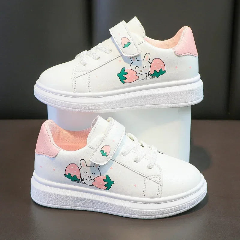 2025 Girl shoe spring Autumn Boy White Shoe Casual Running kid Shoe Anti Slip Soft Sole Sneaker kid tenis Hot selling item