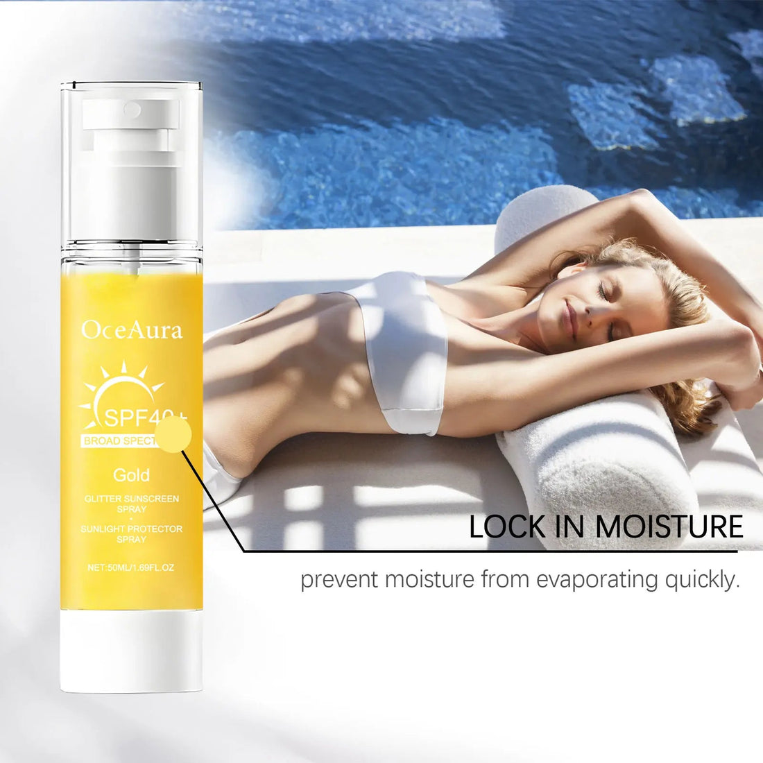 Sunscreen Spray Strong Facial Moisturizing Rapid Absorption Refreshing Not Sticky Isolate Uv Anti Oxidation Body Sunblock Spray Halalzen