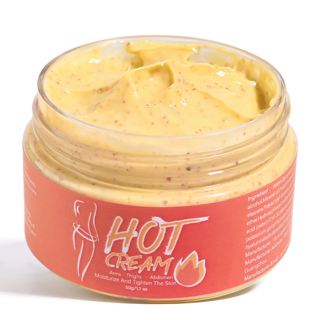50g Ginger Oil Plant Fragrance Full Body Massage Nourishing Meridians Heating The Body With Frosted Particles