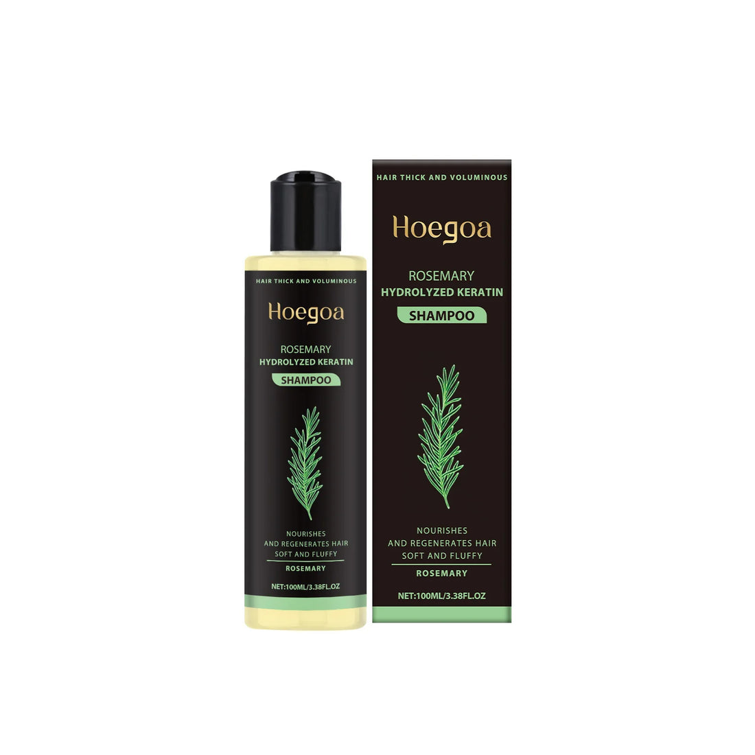 Rosemary Hair Growth Shampoo Organic Rosemary Oil for Hair Growth, Natural Anti Loss Thickening Shampoo for Thinning Hair