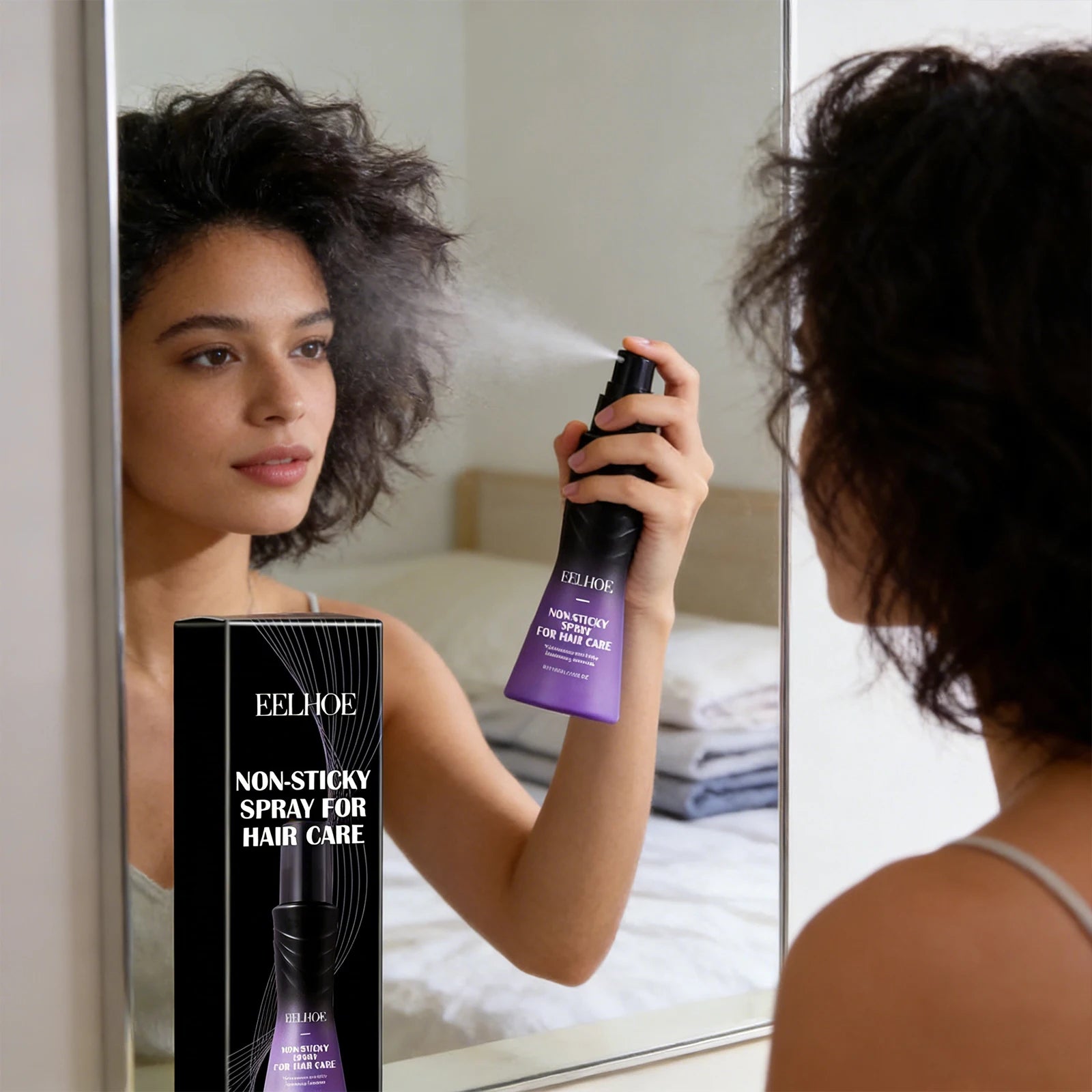 Refreshing Hair Care Spray Deeply Moisturizing Hair Fluffy Hair Enhancing Hair Elasticity and Texture Non-sticky Hair Care Spray Halalzen