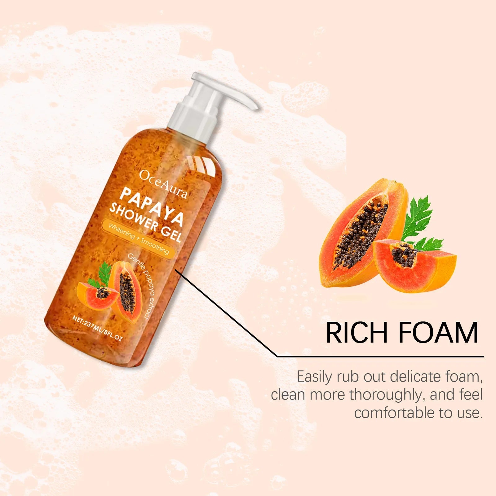 Moisturizing Shower Gel Brightening Refreshing Oil Control Glow Improve Dryness Delicate Smoothing Whitening Cleansing Body Wash Halalzen