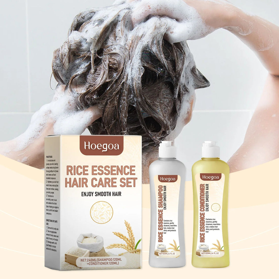 Hair Growth Shampoo Conditioner Set Repairing Strengthen Root Deep Nourish Anti Frizzy Dry Hair Oil Control Smoothing Hair Care Halalzen
