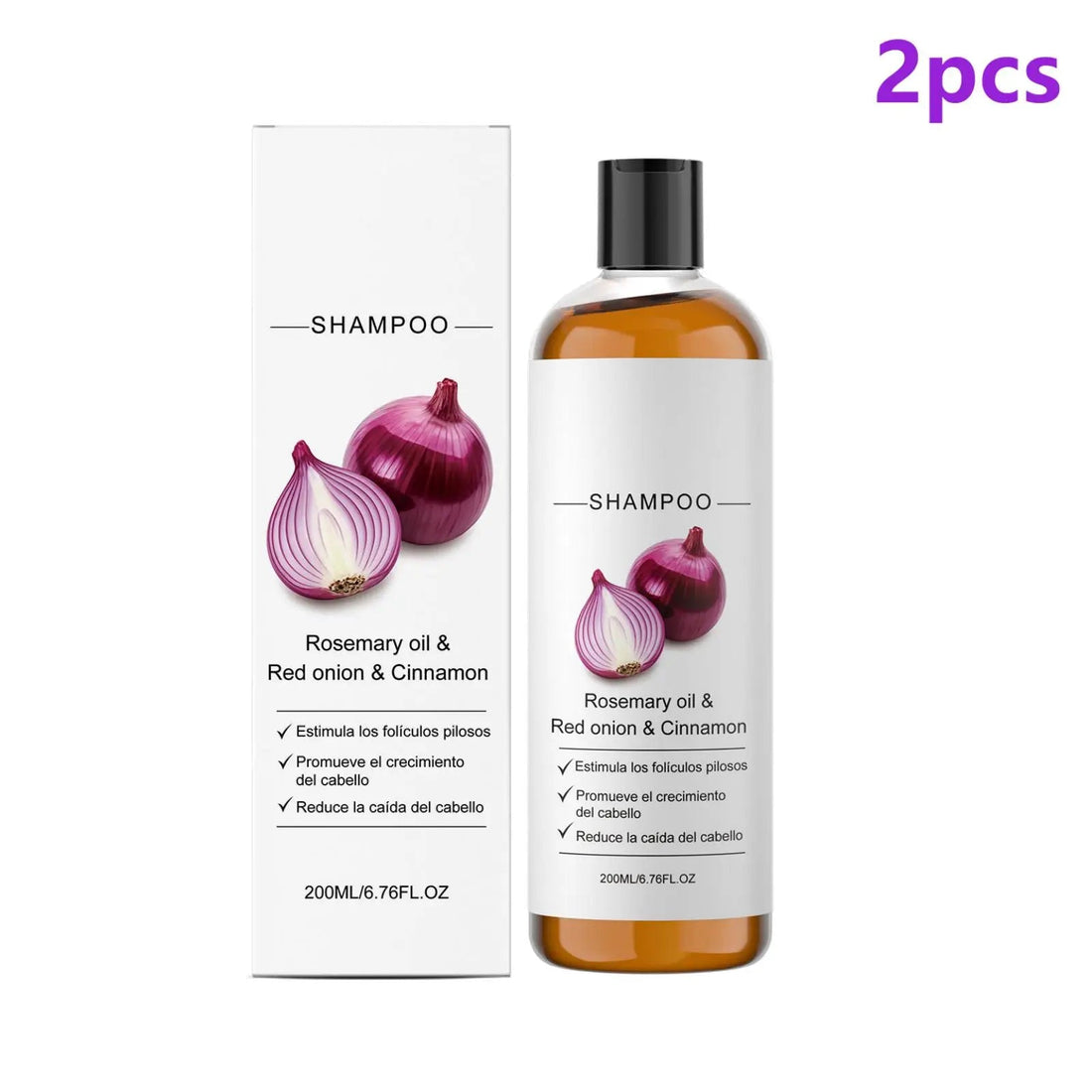 Red Onion Hair Growth Shampoo Against Hair Loss Products Strengthening Hair Follicle Lightweight Cinnamon Rosemary Oil Shampoo Halalzen