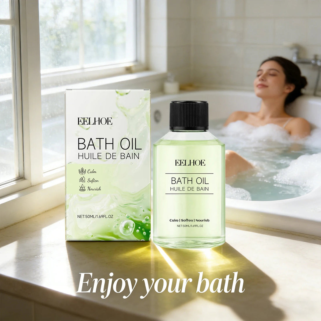 Moisturizes Bath Oil Remove Dirt Soothes Muscles Relieve Stress Promotes Relaxation Long Lasting Fragrance Body Care Shower Oil Halalzen