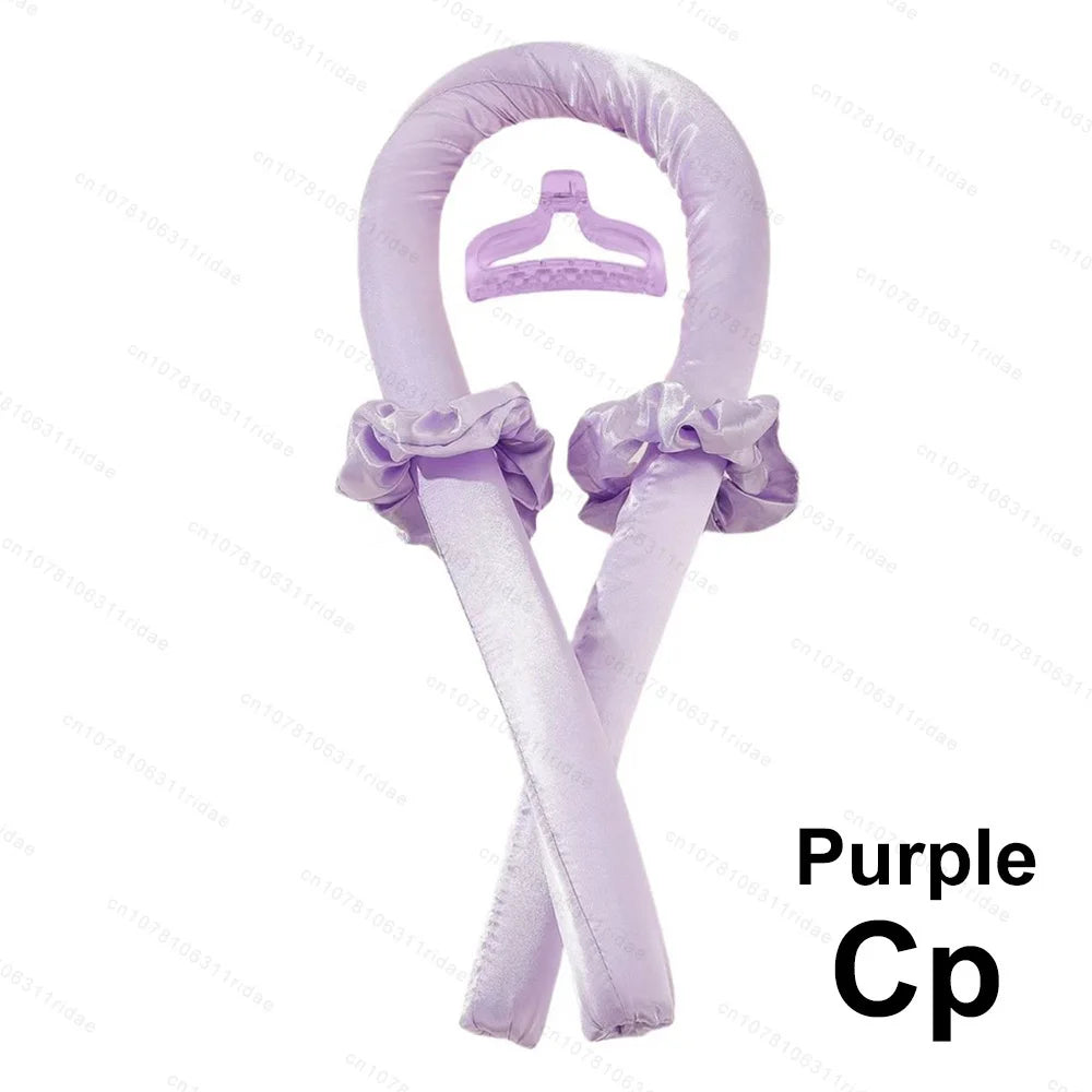 Heatless Curling Rod Night Cap No Heat Ribbon Lazy Hair Curlers Headband Hair Rollers Sleeping Soft Headband Hair Styling Tools Halalzen