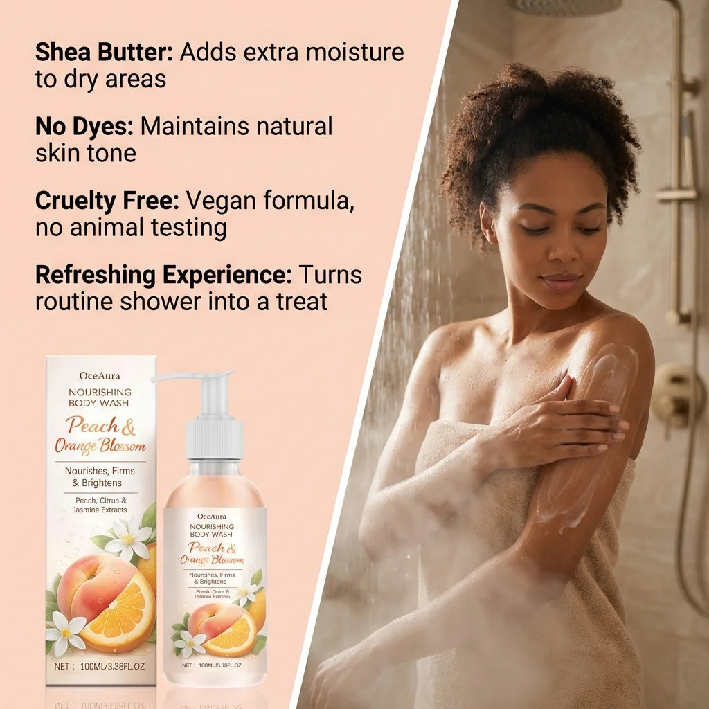 Hydrating Body Wash Moisturizing Brightening Body Cleansing Smoothing Lasting Fragrance Softening Glowing Refreshing Shower Gel Halalzen