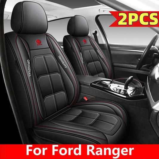 Car seat covers muscle fully covered artificial leather waterproof wear-resistant and soft，For Ford Ranger seat covers
