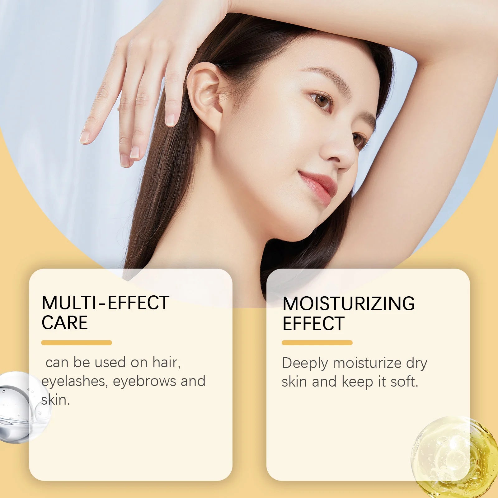 Organic Castor Oil Moisturizing Hair Eyelashes Eyebrows Emollient Relaxation Aromatherapy Brightening Body Massage Essential Oil