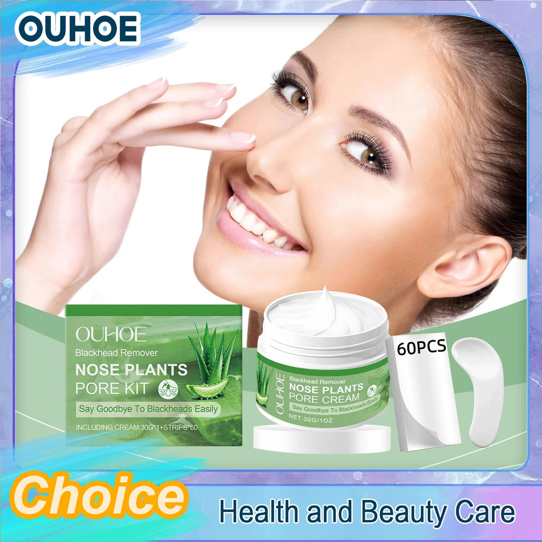 Blackhead Remover Mask Deep Cleansing Acne Pore Dirts Oil Control Moisturizing Improving Rough Brightening Nose Treatment Cream Halalzen